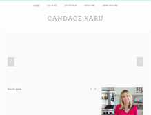 Tablet Screenshot of candacekaru.com